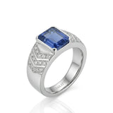 Valerian Tanzanite Diamond Ring