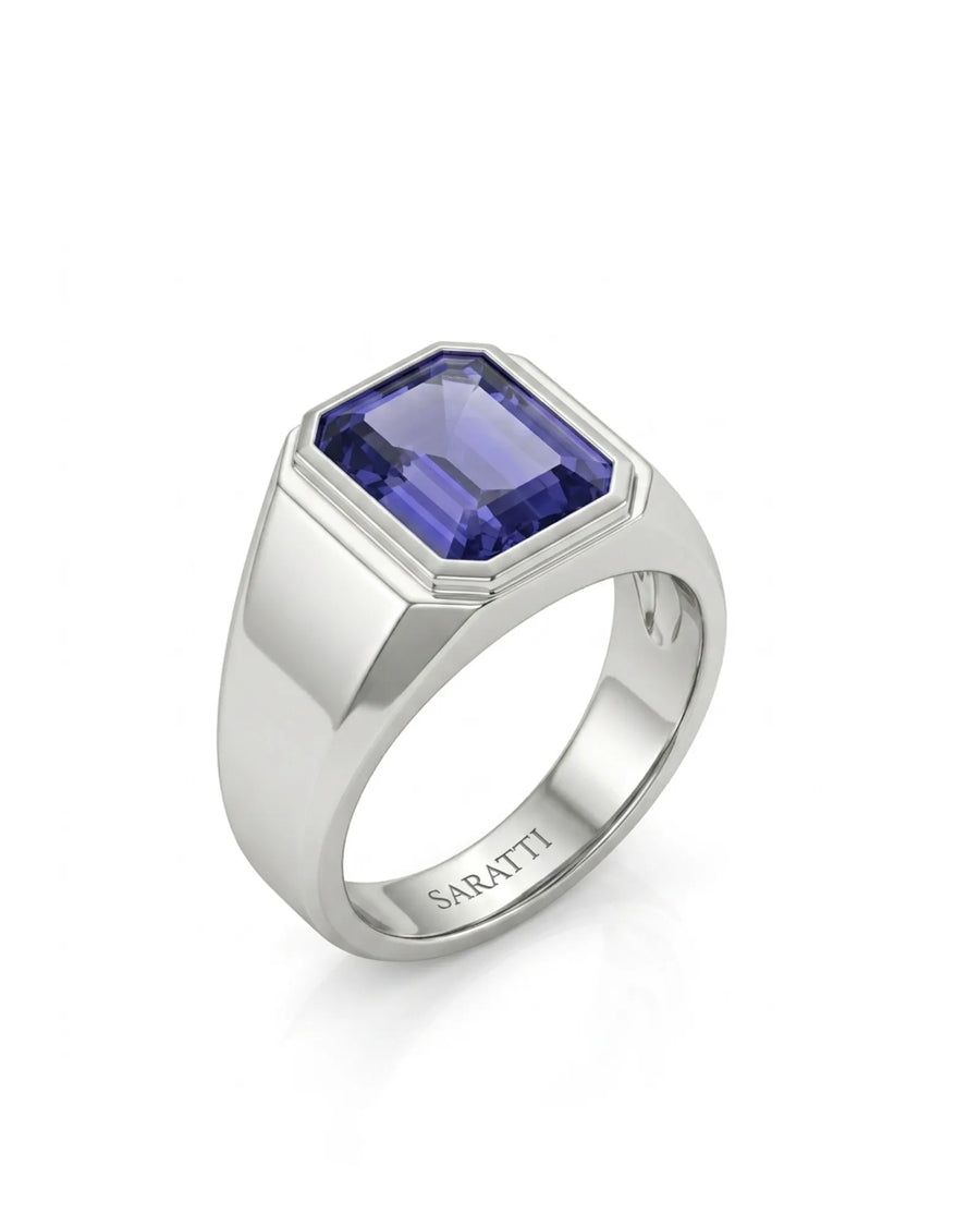 Orion Tanzanite Signet Ring
