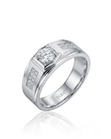 Six Paths Echelon Diamond Ring