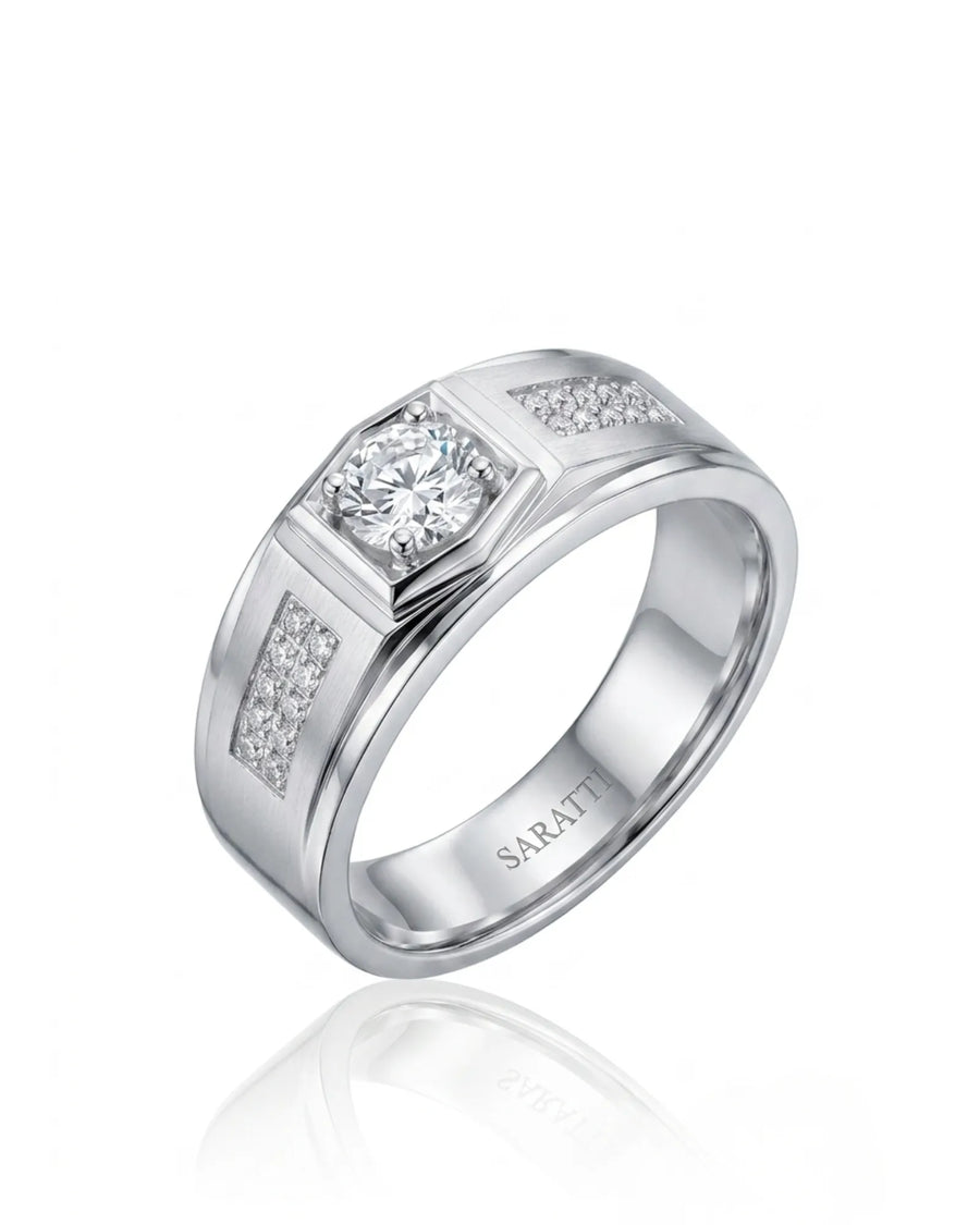 Six Paths Echelon Diamond Ring