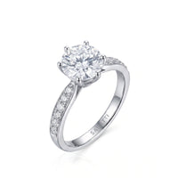 Ema – Natural Round Diamond Six-Prong Engagement Ring