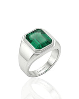 Aurelius Emerald Signet Ring