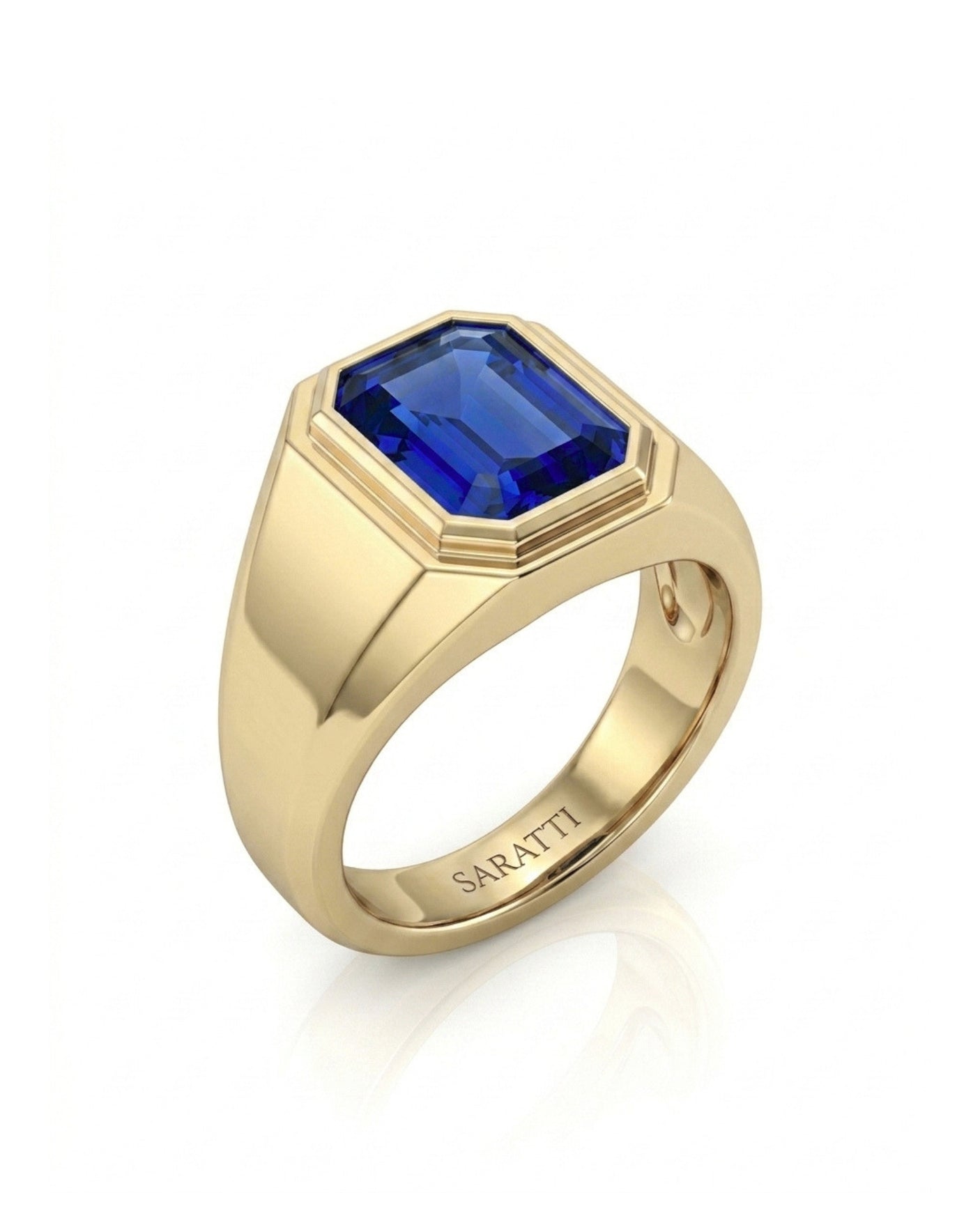 Imperium Sapphire Signet Ring