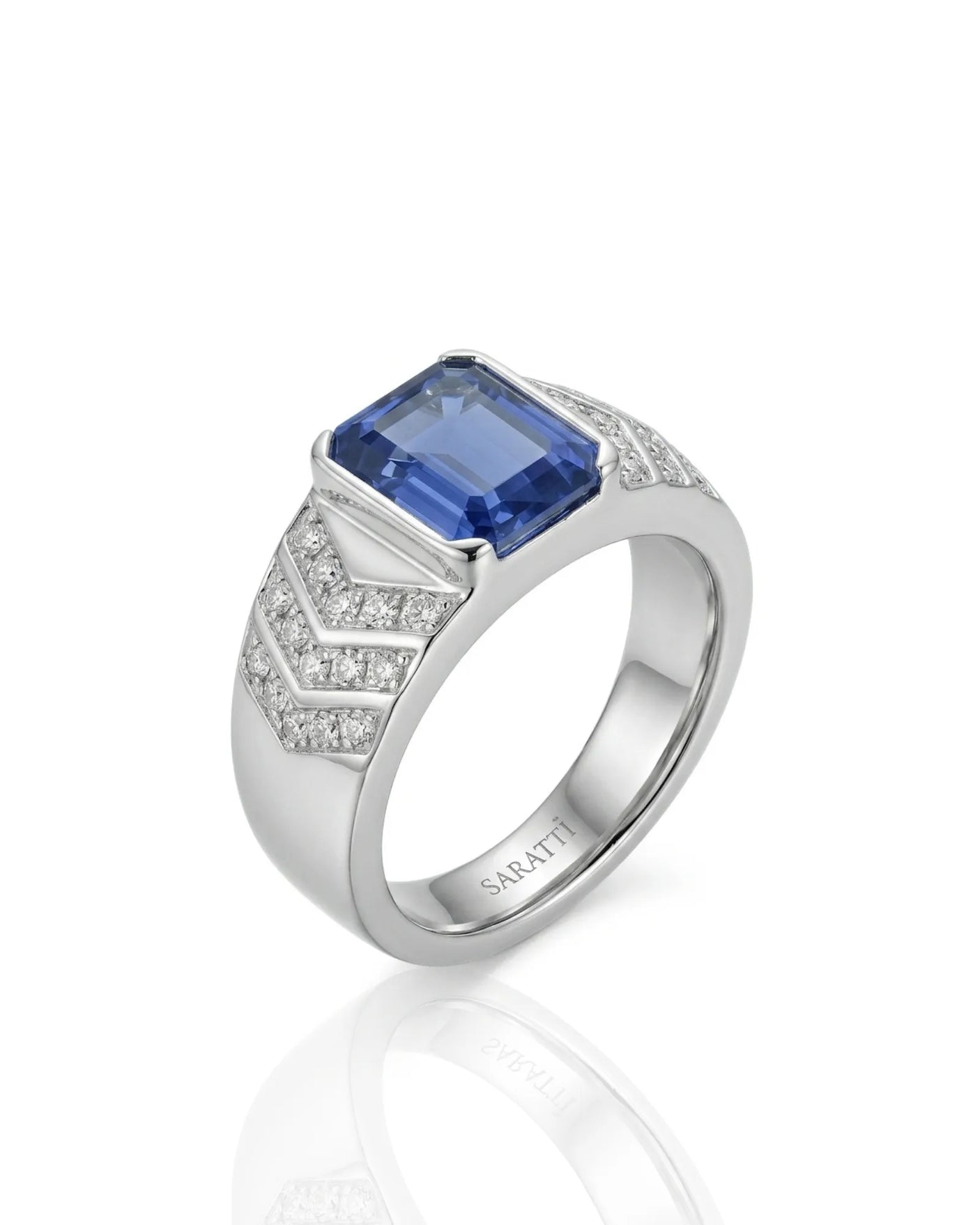 Valerian Tanzanite Diamond Ring