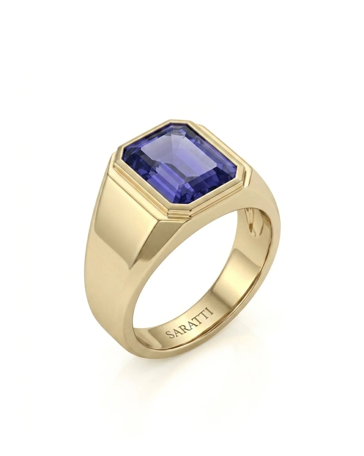 Orion Tanzanite Signet Ring