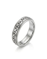 Aurelian Scroll Wedding Band