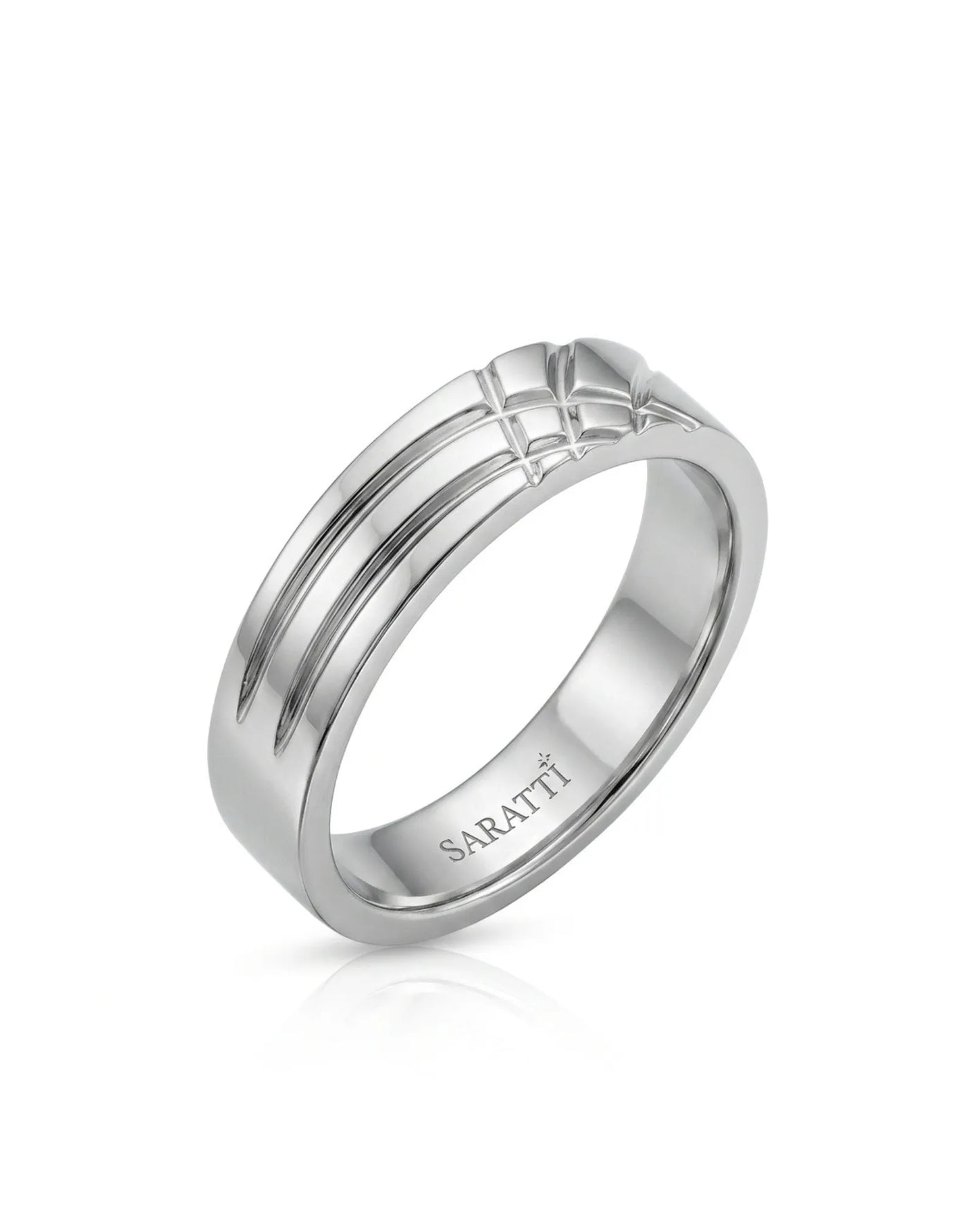 Axis Vector Wedding Band