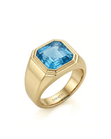 Aurelion Topaz Signet Ring