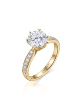 Ema – Natural Round Diamond Six-Prong Engagement Ring