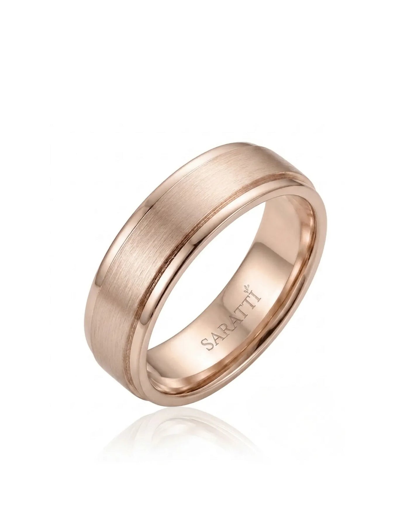 Orion Satin Duo Wedding Band