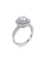 Bettina – Whispered Vows Natural Round Diamond Triple Halo Ring