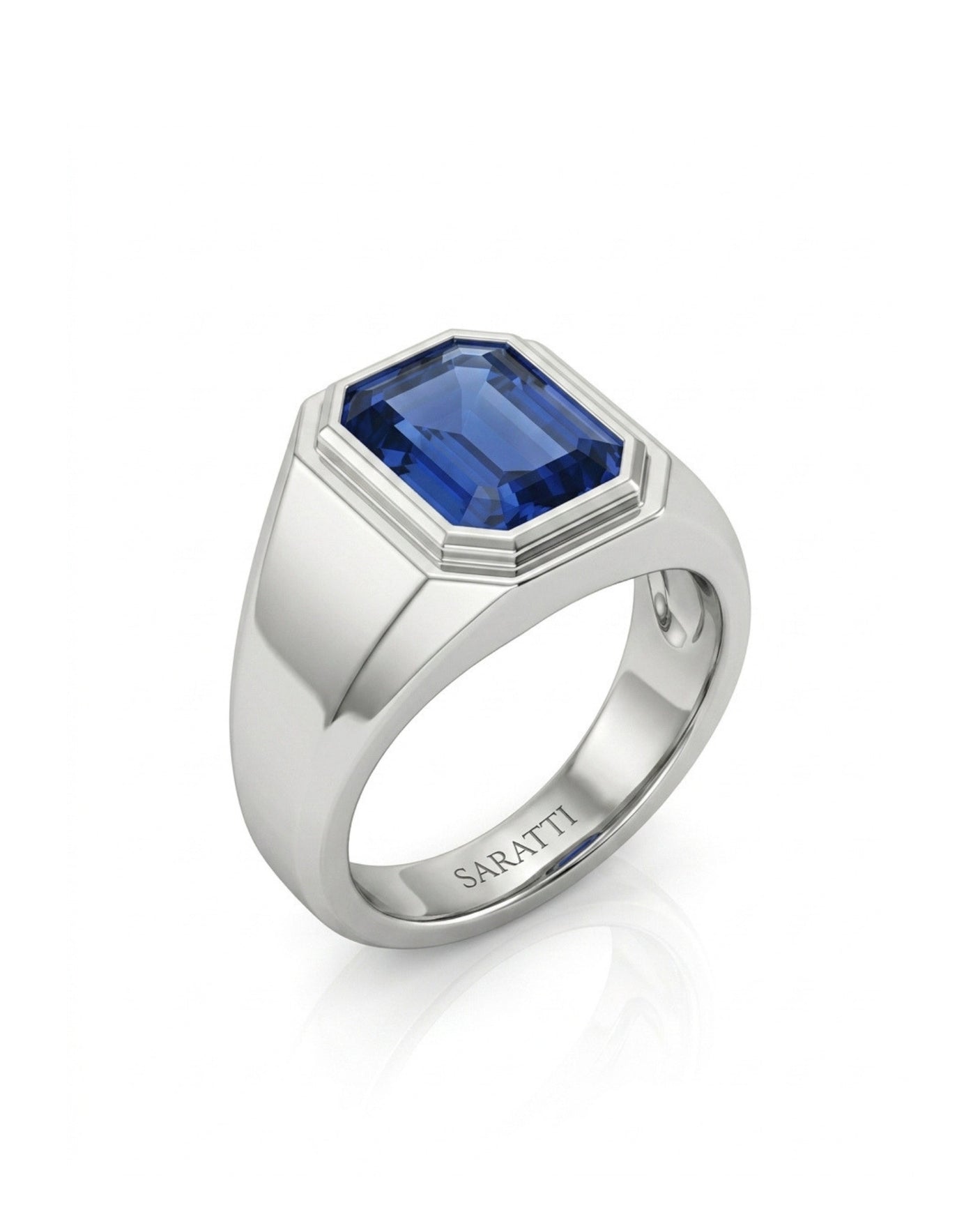 Imperium Sapphire Signet Ring