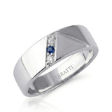 Azure Axis Diamond Ring