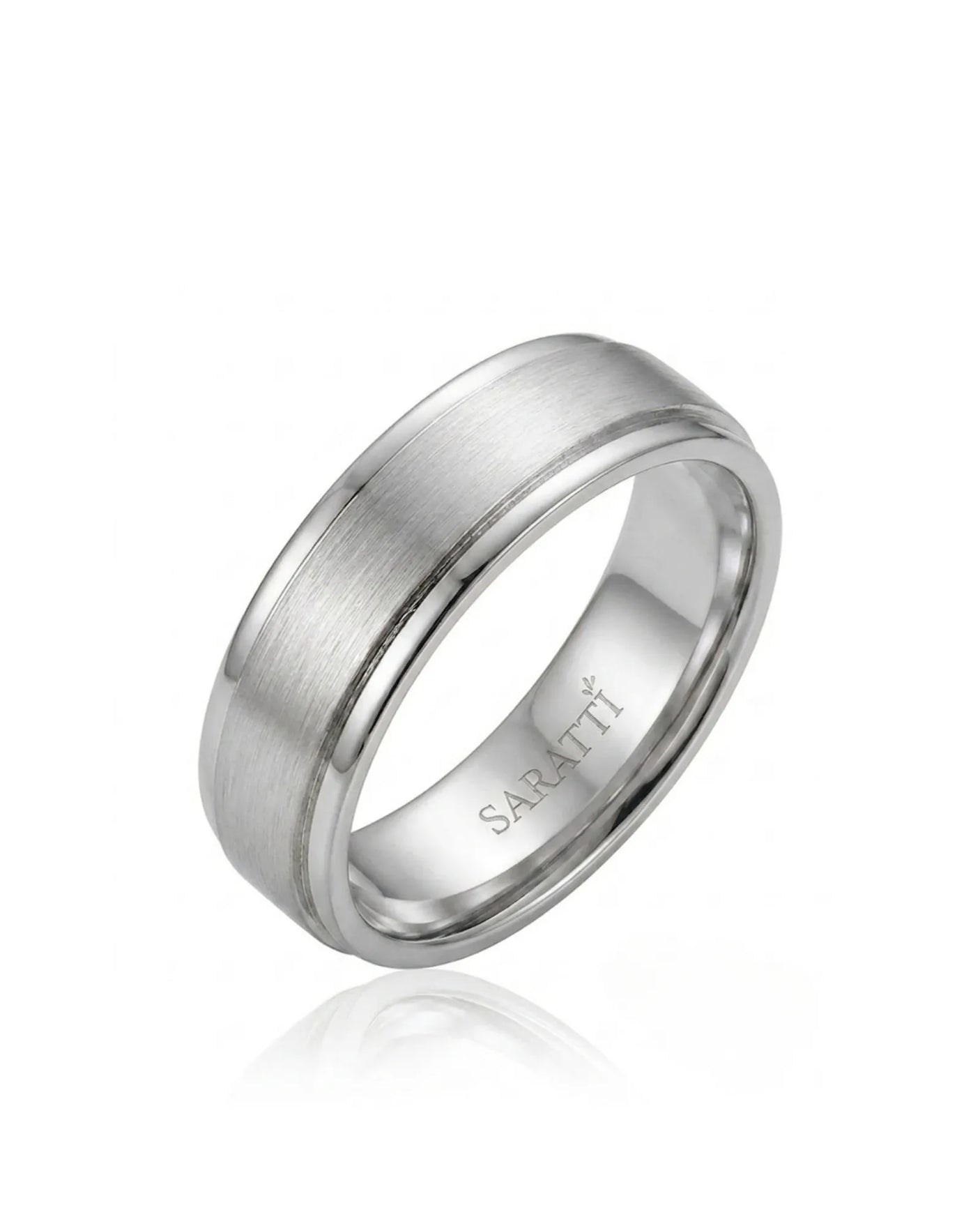 Orion Satin Duo Wedding Band