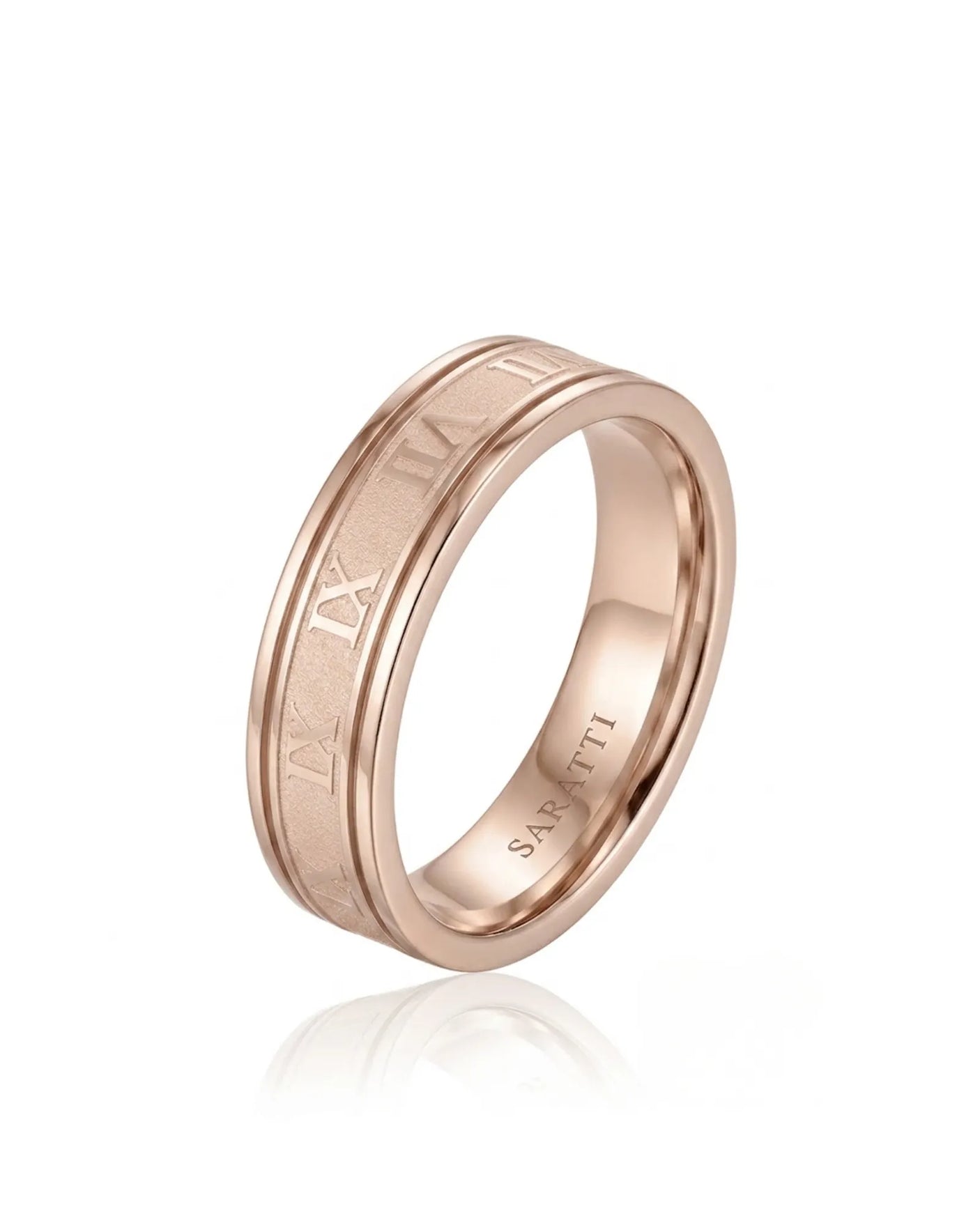 Eternum Roman Wedding Band