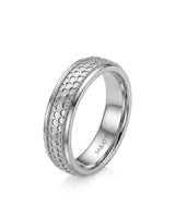 Aurelian Honeycomb Wedding Band