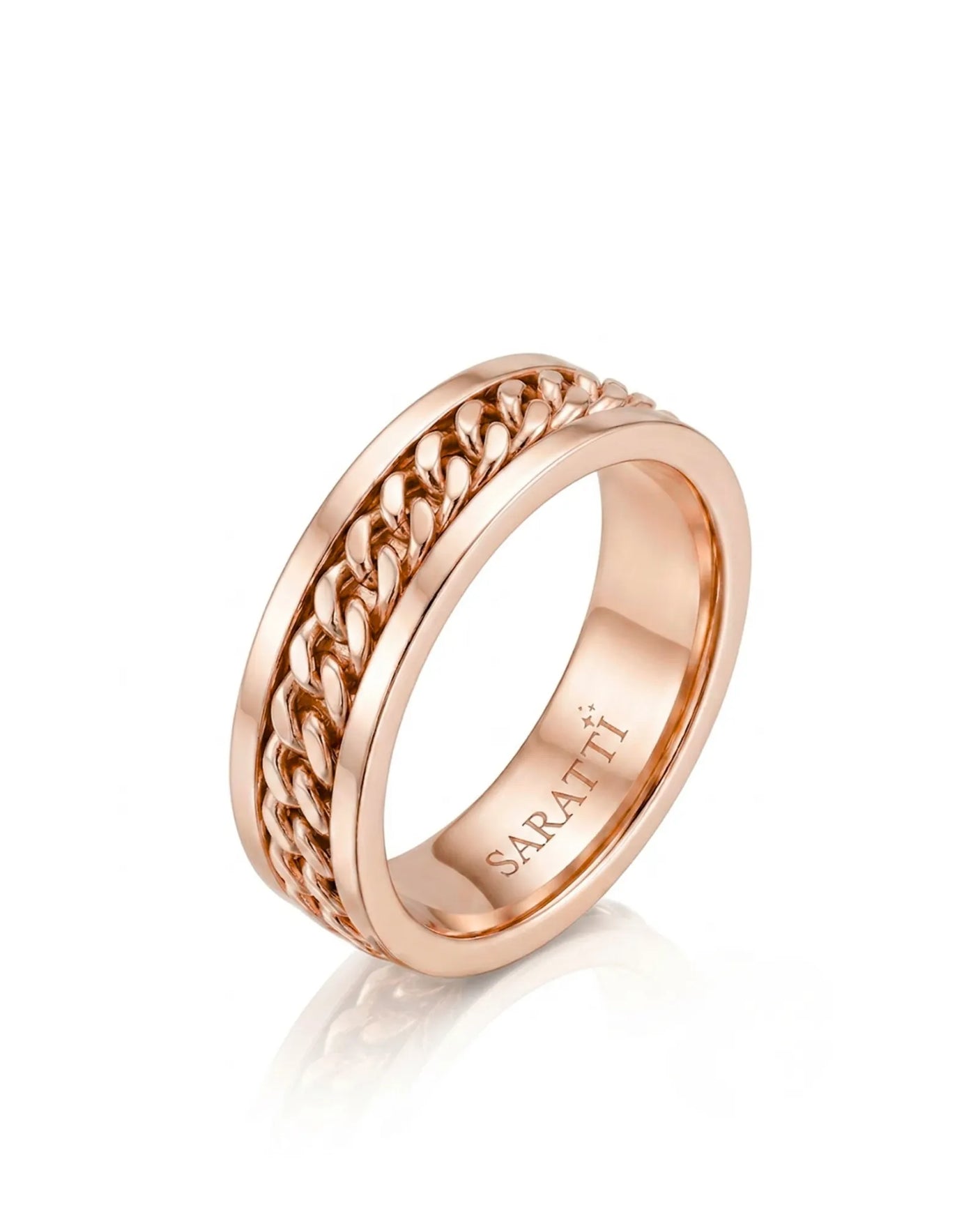 Apex Chain Wedding Band