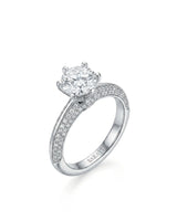 Aniya – Seraphic Charm Natural Round Diamond Six-Prong Engagement Ring