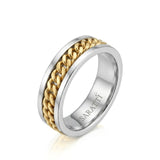 Vector Chain Wedding Band - 8mm
