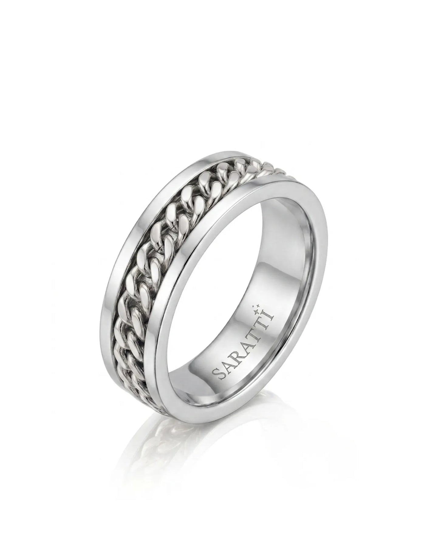 Apex Chain Wedding Band