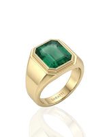 Aurelius Emerald Signet Ring
