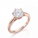 Becky – Natural Round Diamond Solitaire Ring