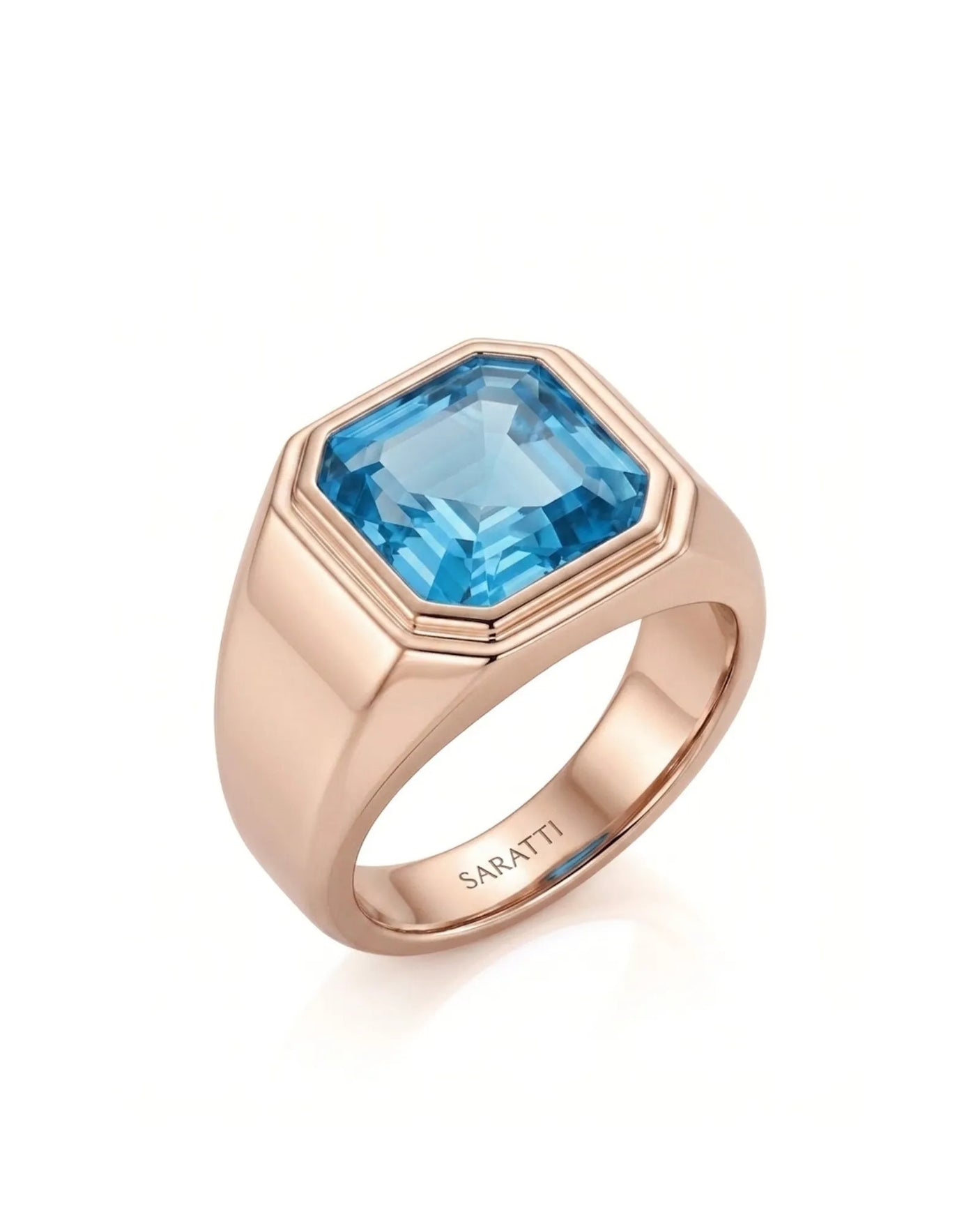 Aurelion Topaz Signet Ring