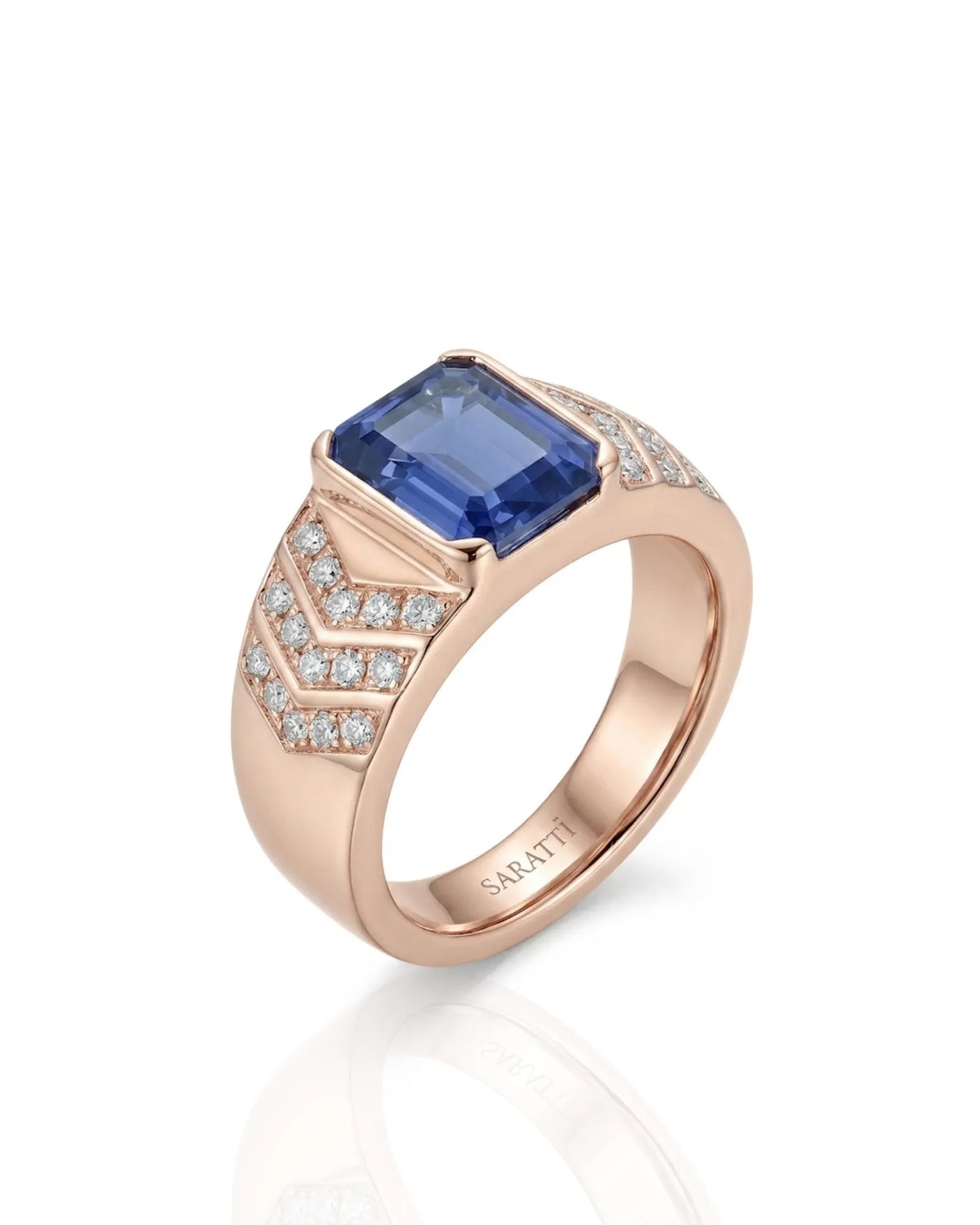 Valerian Tanzanite Diamond Ring