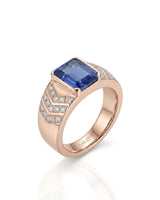 Valerian Tanzanite Diamond Ring