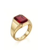 Sovereign Ruby Signet Ring