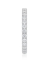 2mm Diamond Wedding Band in Yellow Gold