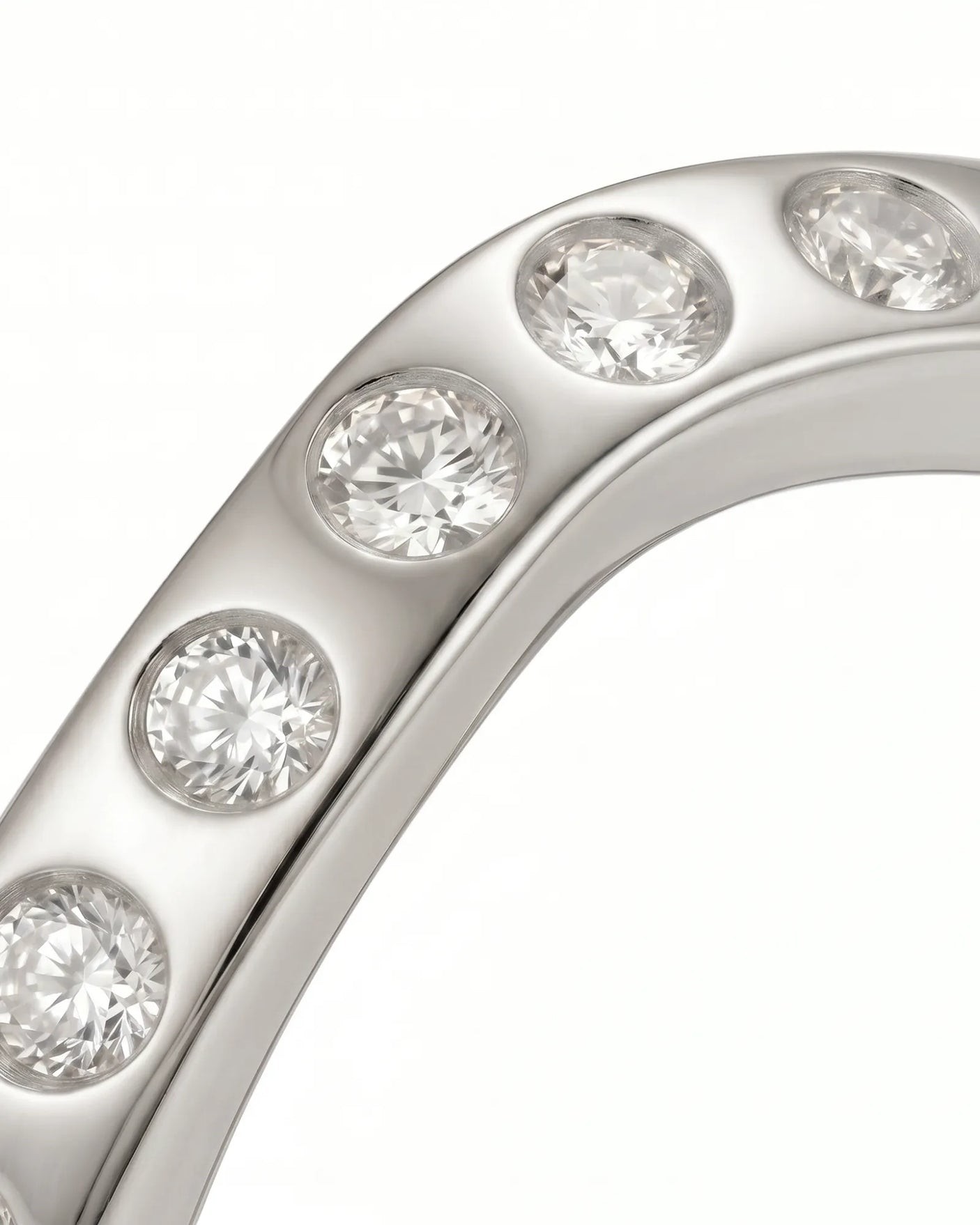 Yellow Gold Wedding Band with Diamonds