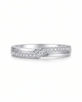 Channel Set Diamond Band Wedding Set
