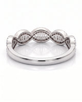 Rose Gold Eternity Band with Baguette Diamonds