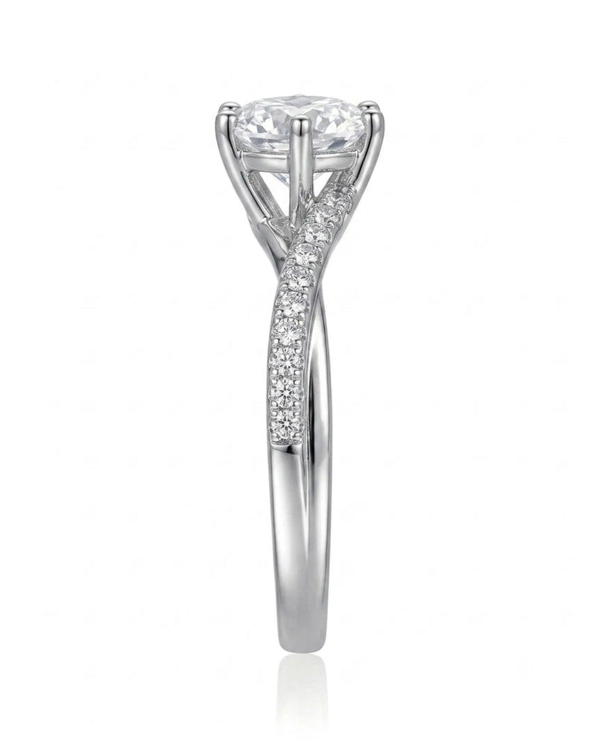 Amira - White Radiance Natural Diamond Ring
