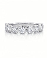 Diamond Wedding Band in White Gold