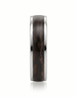 Enamel Ring with Wood Inspired Design