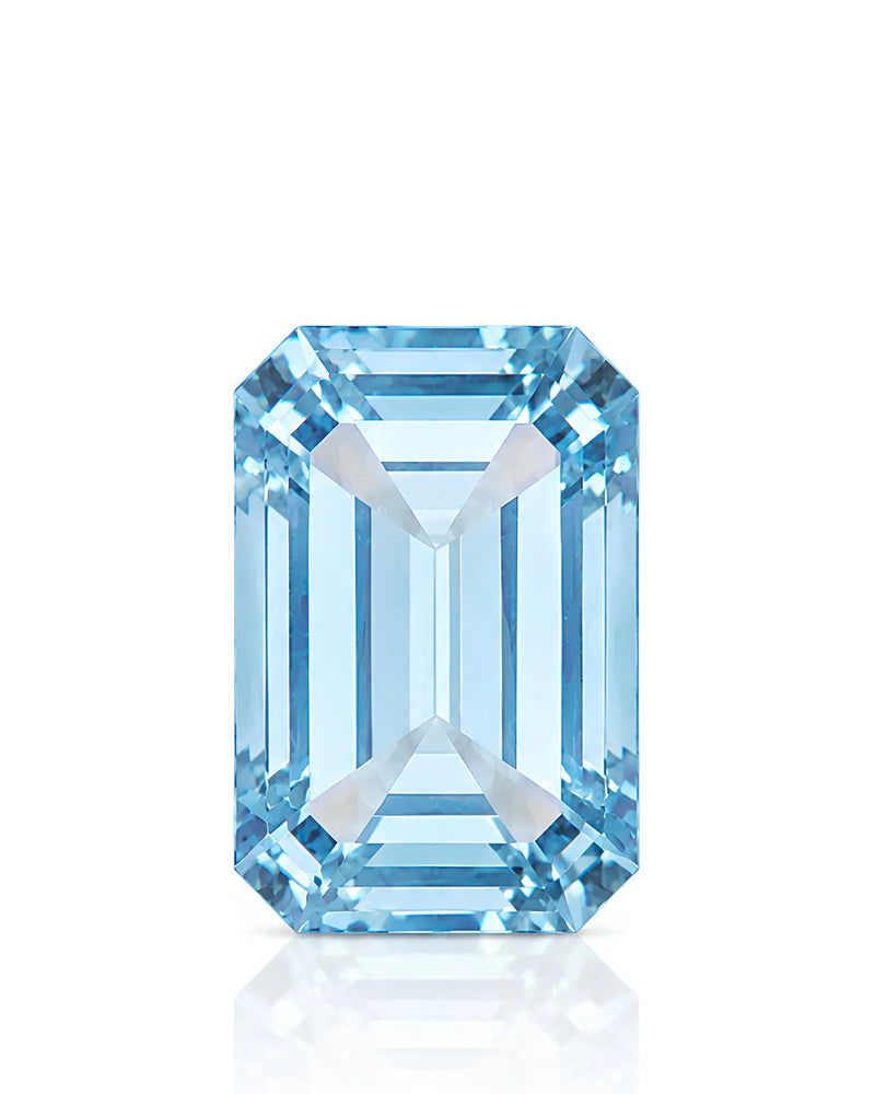 3.04 carats Natural Exceptional Santa Maria Aquamarine | Emerald Cut