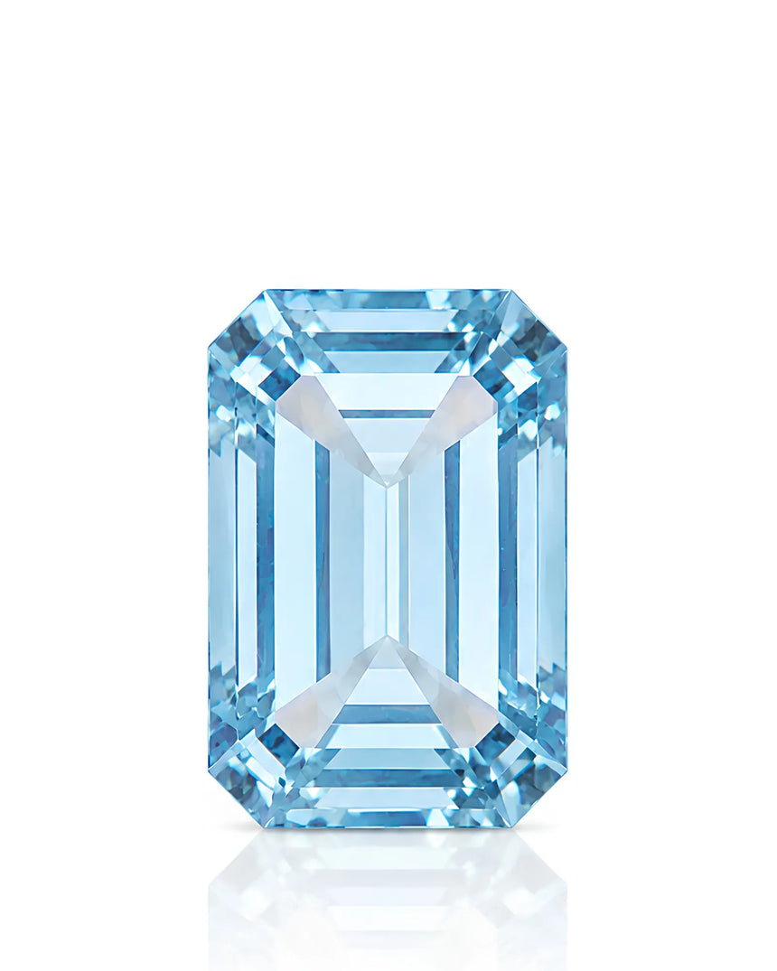 3.04 carats Natural Exceptional Santa Maria Aquamarine | Emerald Cut