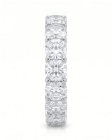 Cushion Diamond Eternity Band in White Gold