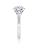 Emory – Eternal Presence Natural Round Diamond Halo Ring