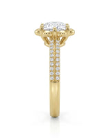 LAURE • Cushion Moissanite Yellow Ring