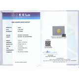 EGL Lab Certificate for Fancy Yellow Sapphire Gemstone | Saratti Jewelry