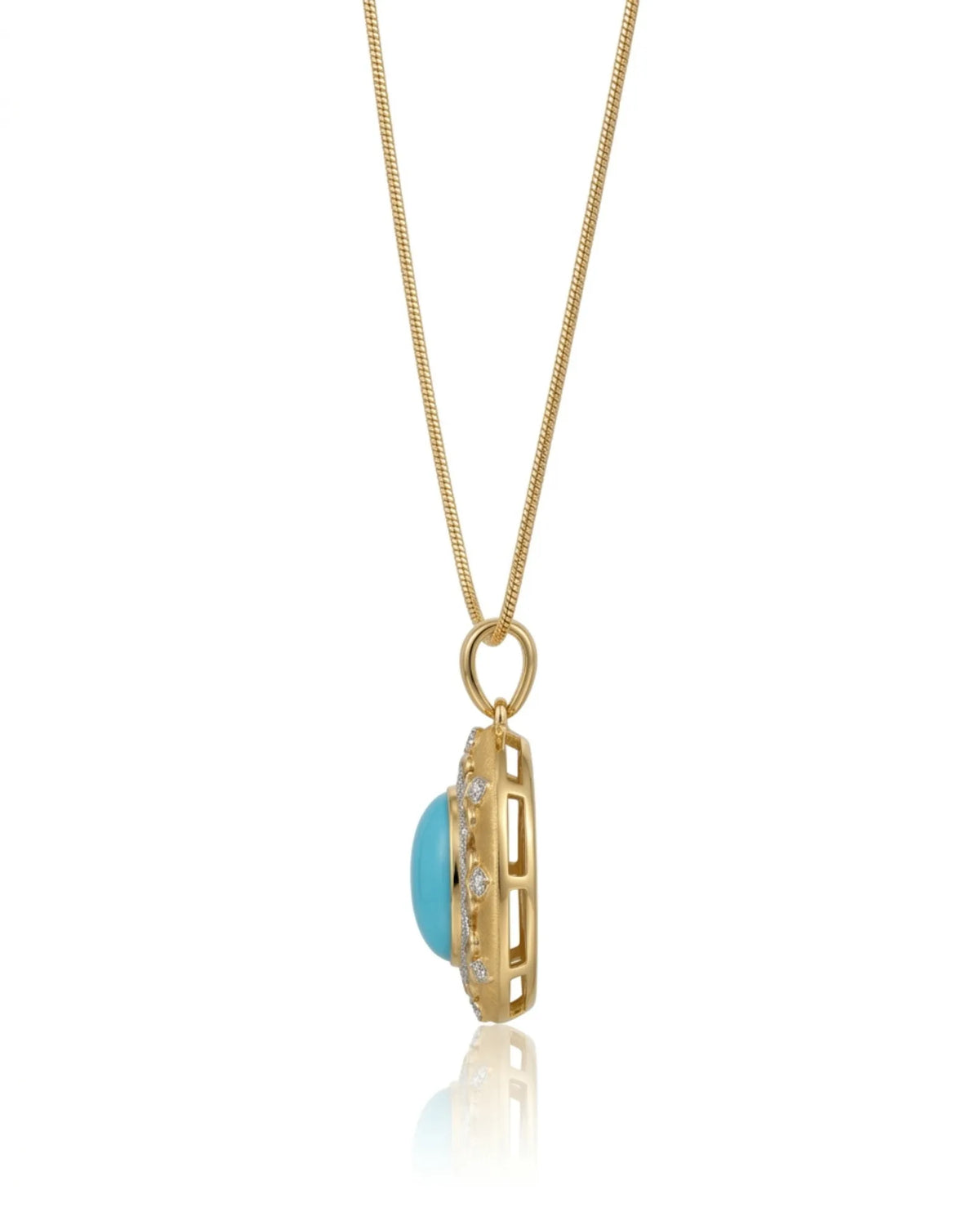 AURELIA — Sleeping Beauty Turquoise Heritage Pendant Necklace