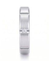 Linear Covenant Wedding Set | His & Hers