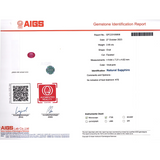 AIGS Lab Certificate for Oval VIVID PINK Genuine Sapphire | Saratti