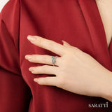 Trivara Natural Emerald Ring