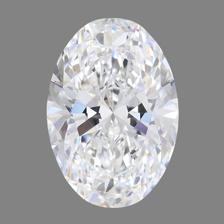 E-colored Oval Shaped Lab Diamond Gemstone| Saratti