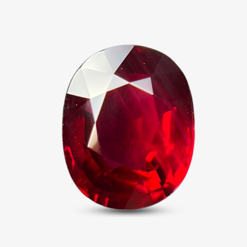 5.02-carat Oval Cut Natural Ruby | Unheated | GRS Certified