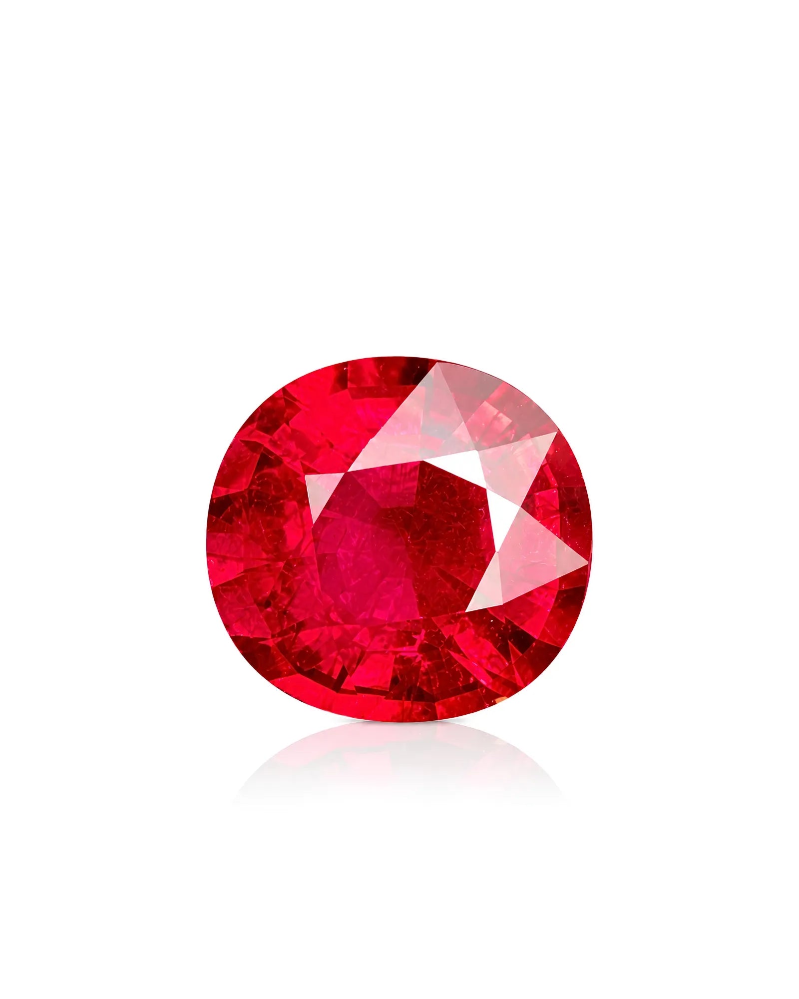 5.24 carats Natural Pinkish Red Rubellite Tourmaline | Oval Cut